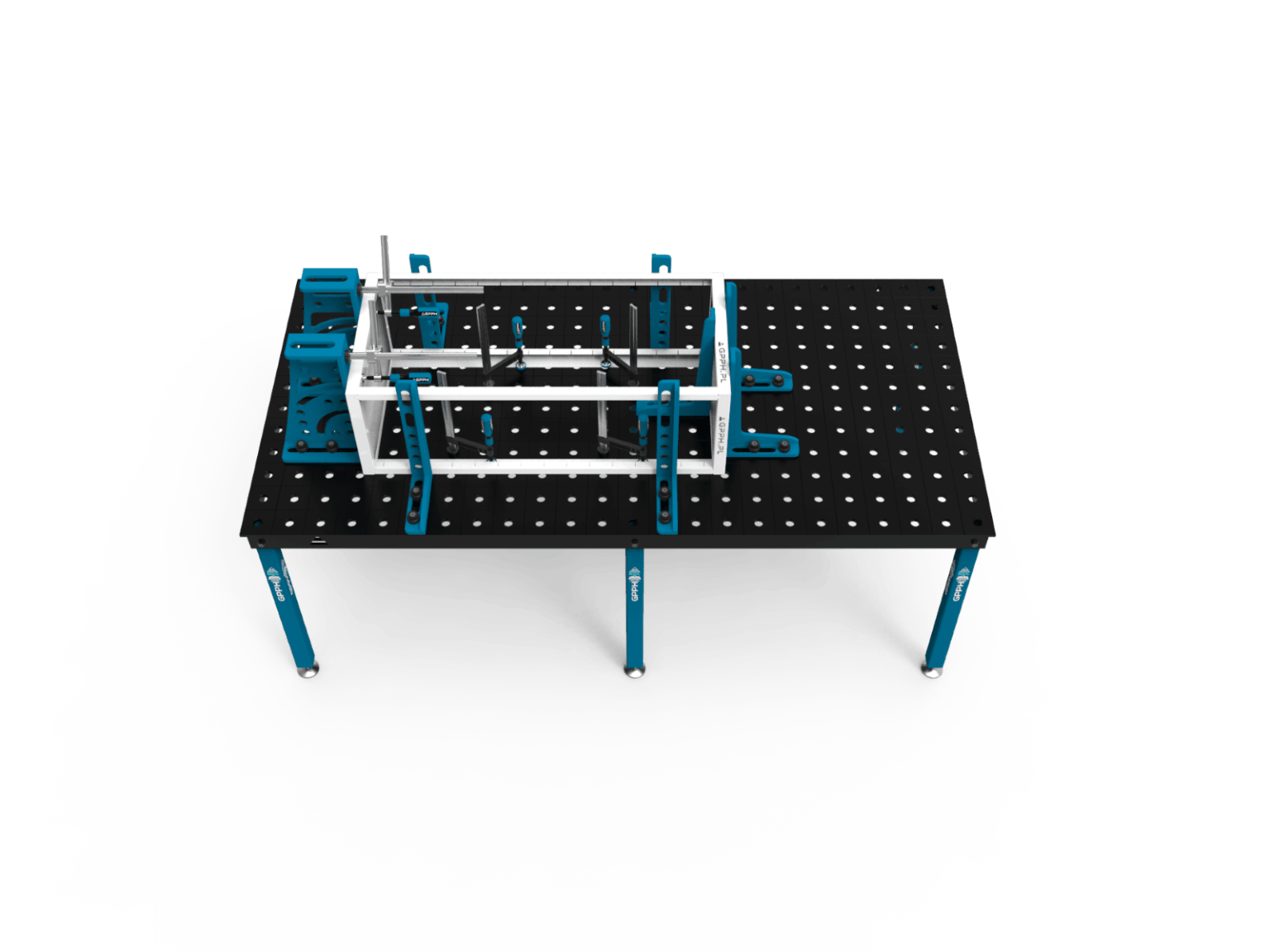 Mesa de soldagem e montagem BASIC com estrutura
