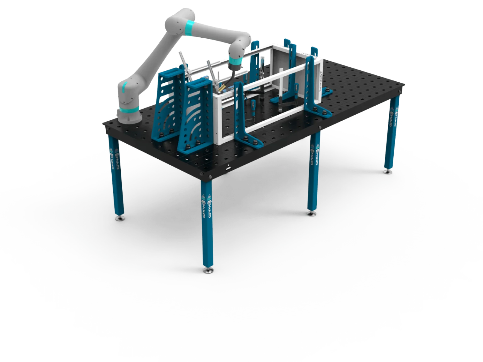 BASIC stol za zavarivanje i montažu sa strukturom