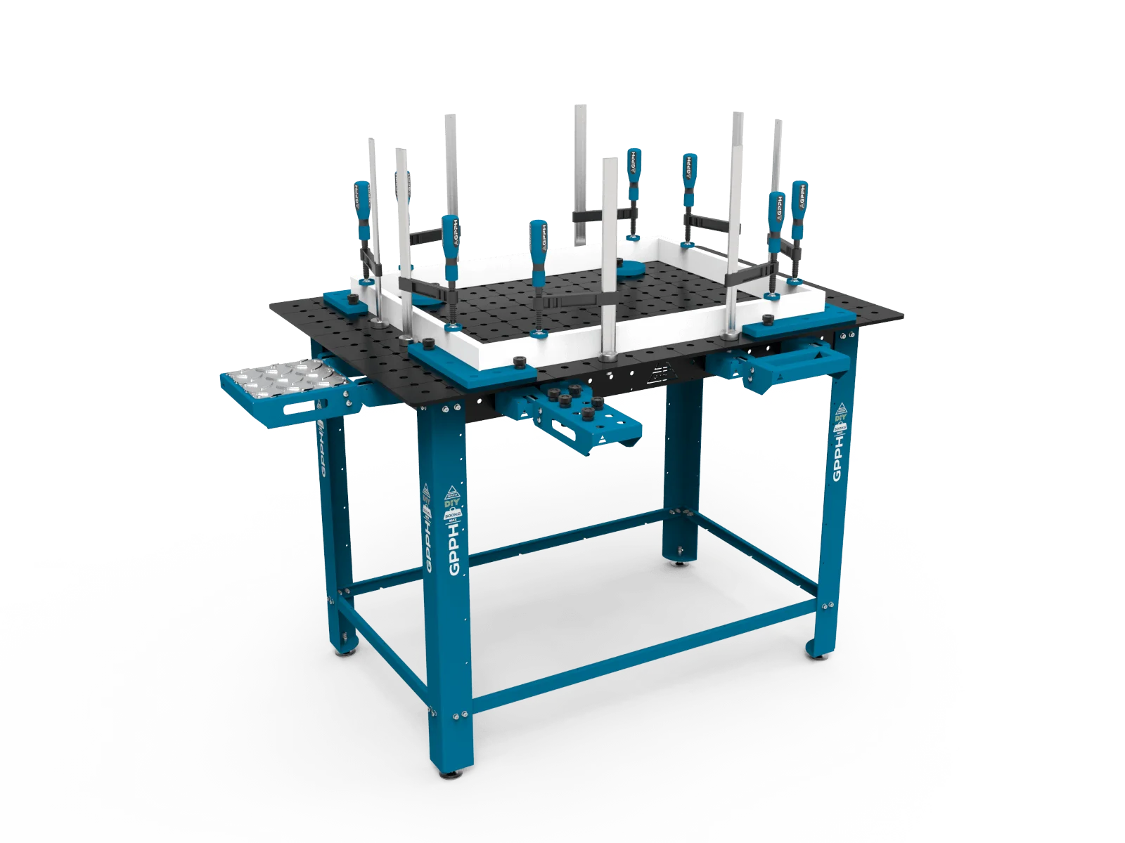 Table de soudage DIY avec structure de soudage.