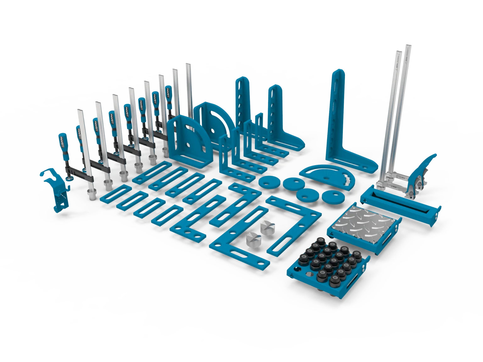 Zestaw narzędzi nr 3 PRO - 60 elementy do stołów spawalniczych z serii PRO