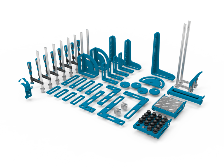 Komplet orodja št. 3 PRO - 60 elementov za varilne mize serije PRO