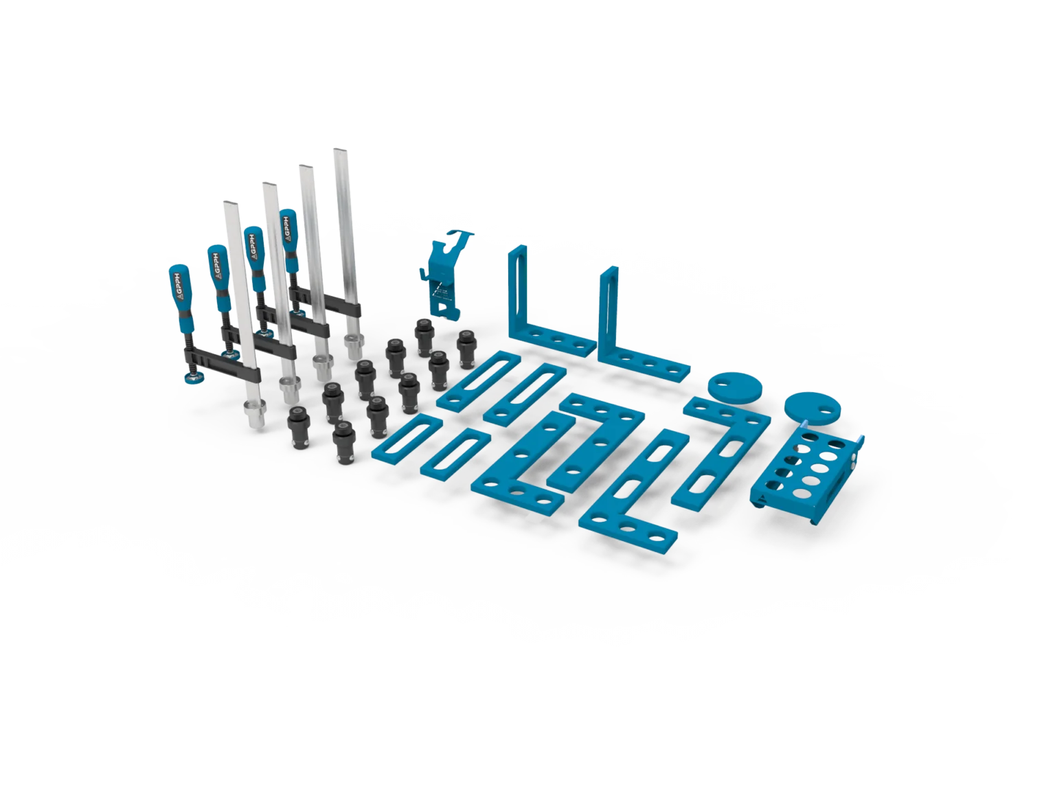 Zestaw narzędzi nr 4 - 28 elementów do stołów spawalniczych PRO