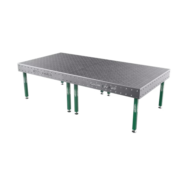 Stół spawalniczy SMART Siatka - 100x100mm, System - Φ16, Rozmiar - 3000x1480mm, Nogi - Na stopach, Blat - 12mm