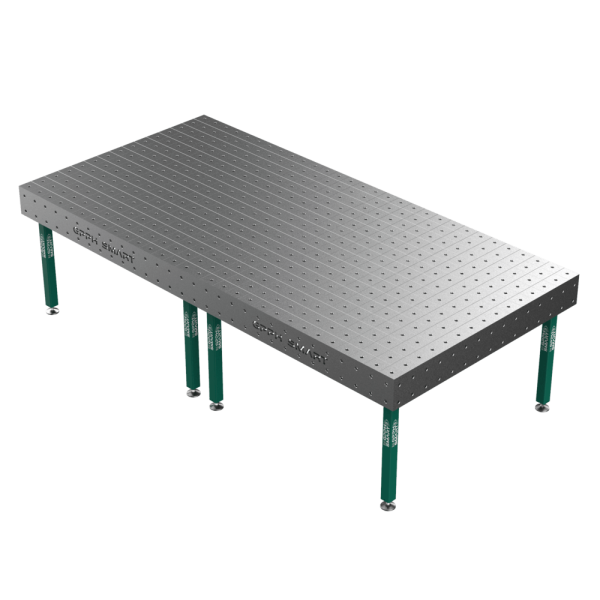 Stół Spawalniczy GPPH SMART 12 mm na stopach 3000x1480 mm fi16 mm siatka 100x100 mm
