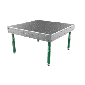 Mesa de soldadura SMART Rejilla - 100x100 mm, Sistema - Φ16, Tamaño - 1500x1480 mm, Patas - Sobre pies, Tablero - 15 mm