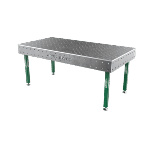 SMART welding table Grid - 100x100mm, System - Φ16, Size - 2000x1000mm, Legs - On feet, Top - 15mm