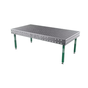 SMART welding table Grid - 100x100mm, System - Φ28, Size - 2400x1200mm, Legs - On feet, Top - 12mm