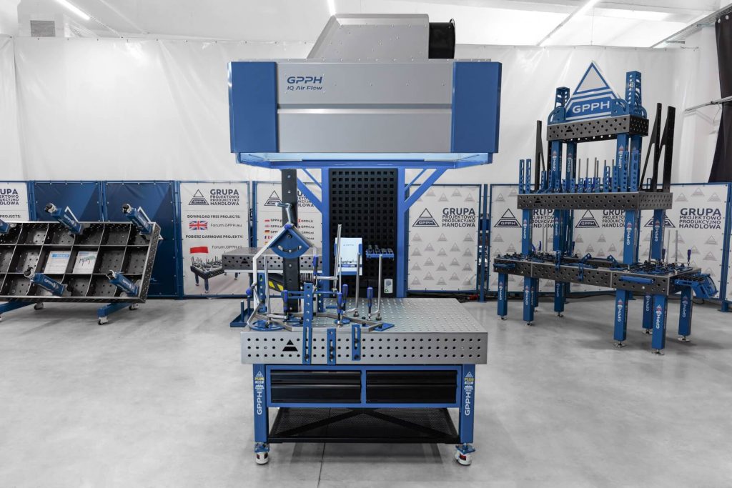 IQ Air Flow GPPH 1500x1000x890 mm utsugshuvar för svetsning