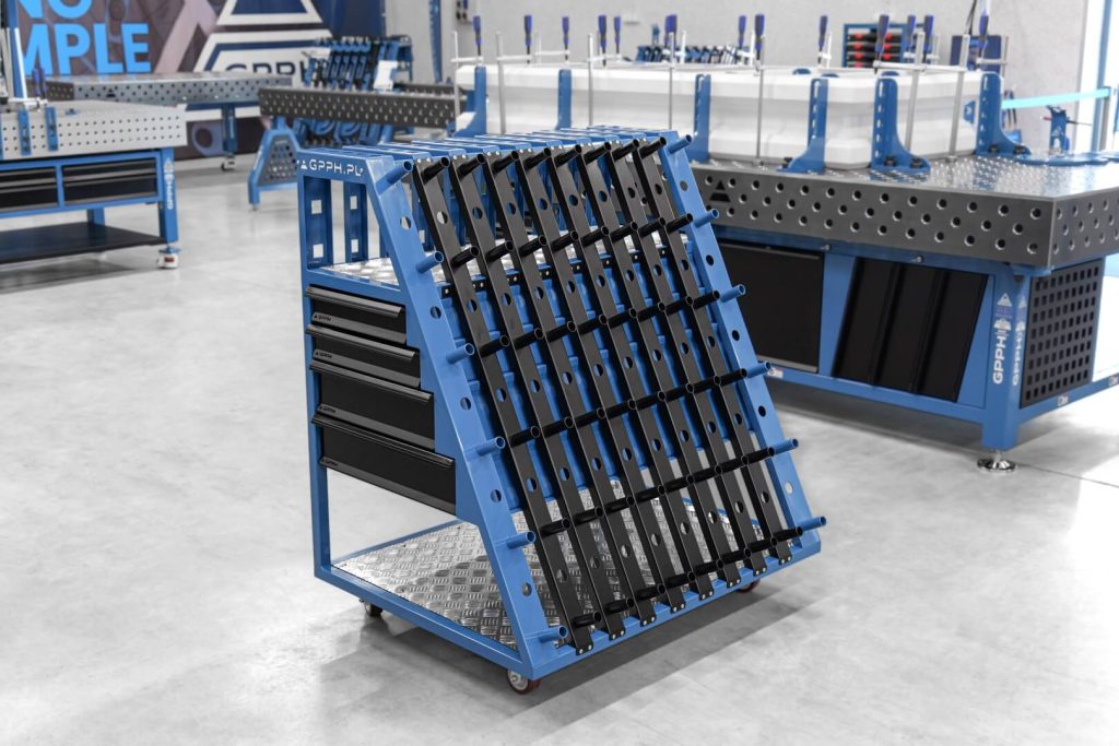 Wózek L z zestawem szuflad