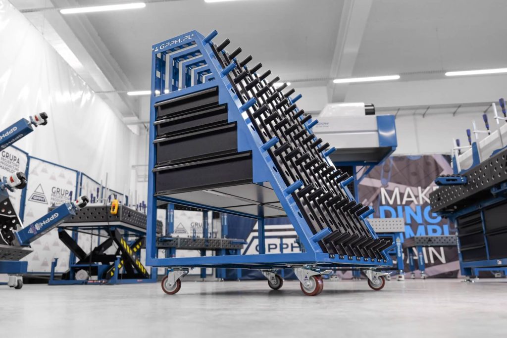 Wózek L z zestawem szuflad