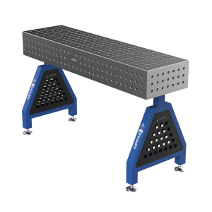 GPPH Soporte de soldadura TRESTLE PRO sobre patas 1500x400x200 mm, diámetro 16 mm, rejilla 50x50 mm