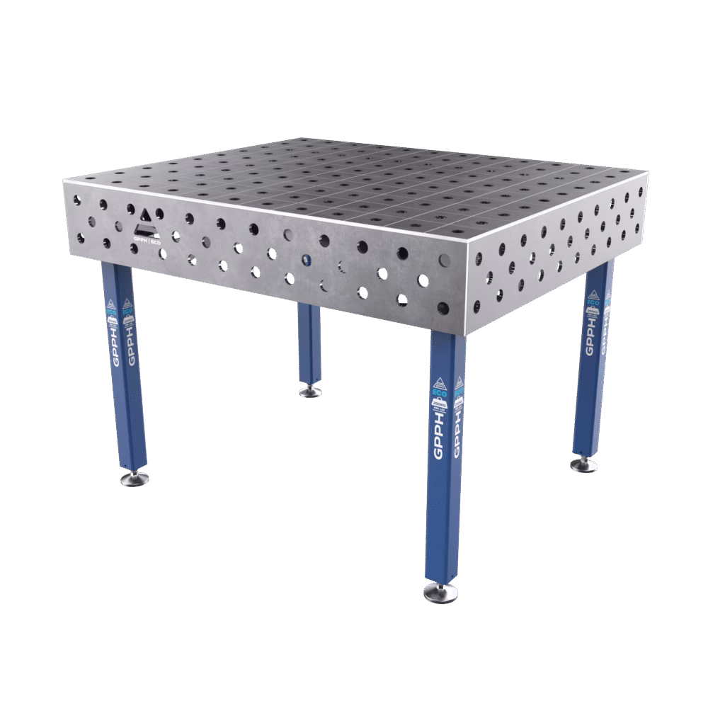 Welding Table ECO Size – 1200x1000 mm, Grid – 100x100 mm, System – Φ28, Legs – On feet