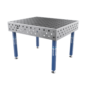 Svářovací stůl ECO Velikost – 1200x1000 mm, Síť – 100x100 mm, Systém – Φ28, Nohy – Na nožkách