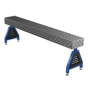 GPPH Welding support TRESTLE PLUS on feet 3000x400x200 mm Ø28 mm diagonal grid