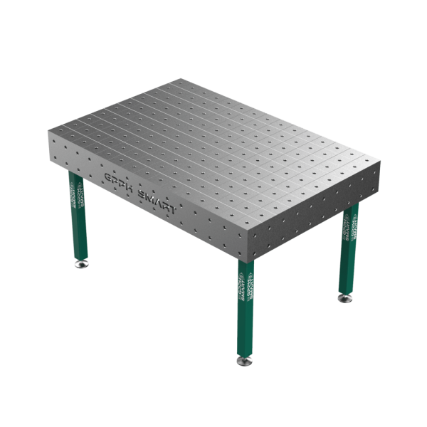 Stół Spawalniczy GPPH SMART 12 mm na kołach 1500x1480 mm fi28 mm siatka 100x100 mm