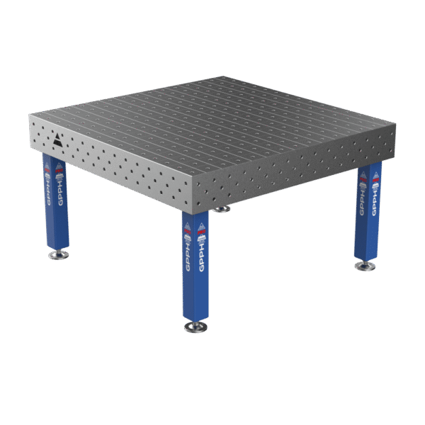 Stół Spawalniczy PRO na stopach 1500x1480 mm fi16 mm siatka 100x100 mm