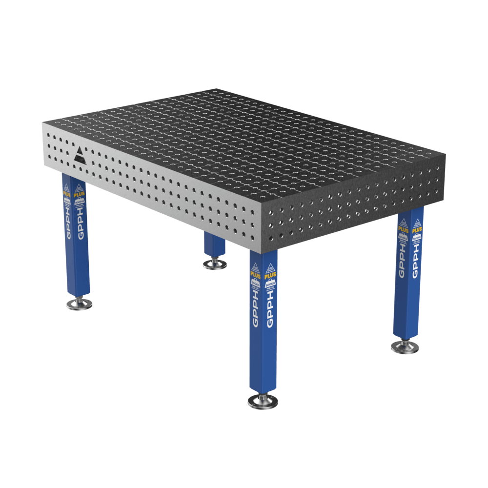Masă de sudură PLUS Plasă – 50x50 mm, Sistem – Φ16, Dimensiune – 1500x1000 mm, Picioare – pe suporți