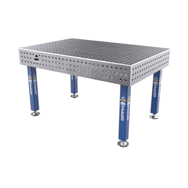 Table de soudage PLUS Grille - 50x50mm, Système - Φ16, Dimension - 1500x1000mm, Pieds - Sur pieds