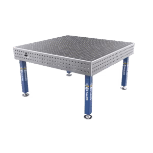 Schweißtisch PLUS Raster - 50x50mm, System - Φ16, Größe - 1500x1480mm, Beine - Auf Füßen