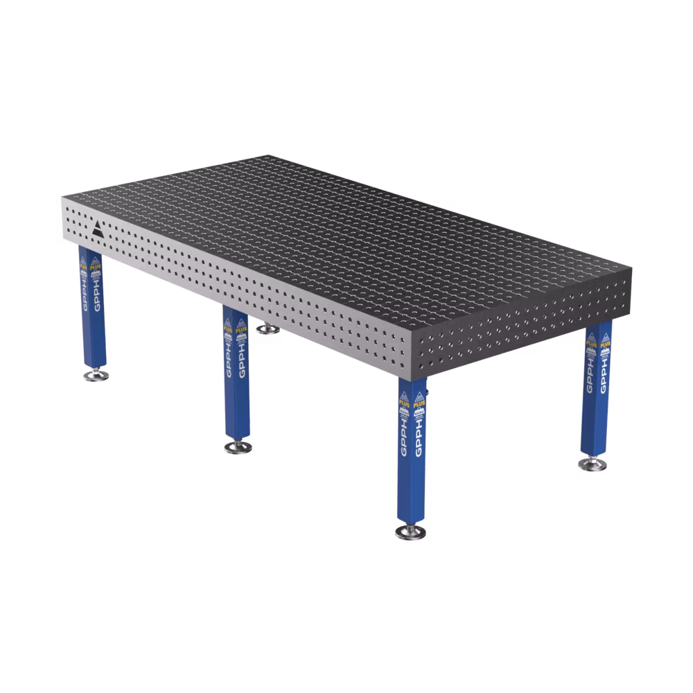 Lastafel PLUS Raster - 50x50mm, Systeem - Φ16, Afmeting - 2400x1200mm, Poten - Op voeten