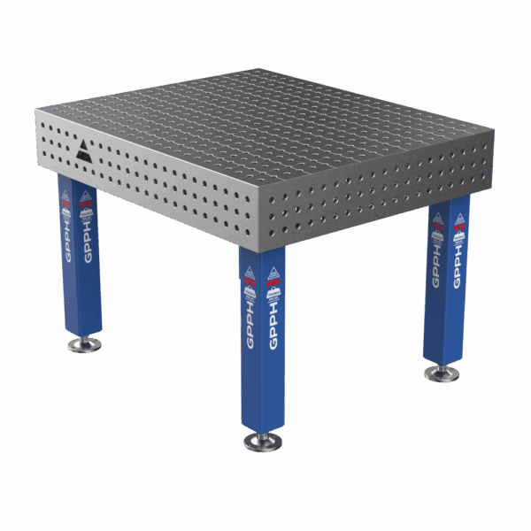 Stół Spawalniczy PRO na stopach 1200x1000 mm fi16 mm siatka 50x50 mm