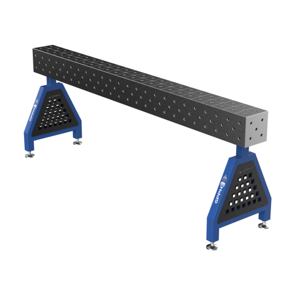 Podpora spawalnicza TRESTLE PLUS na stopach 2400x200x200 mm fi 16 mm siatka diagonalna