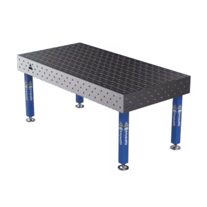 Welding table PLUS Size - 2000x1000mm, Grid - diagonal, System - Φ16, Legs - On feet
