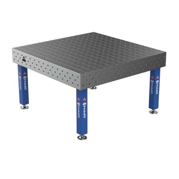 GPPH Stół Spawalniczy PRO na stopach 1500x1480 mm fi16 mm siatka diagonalna
