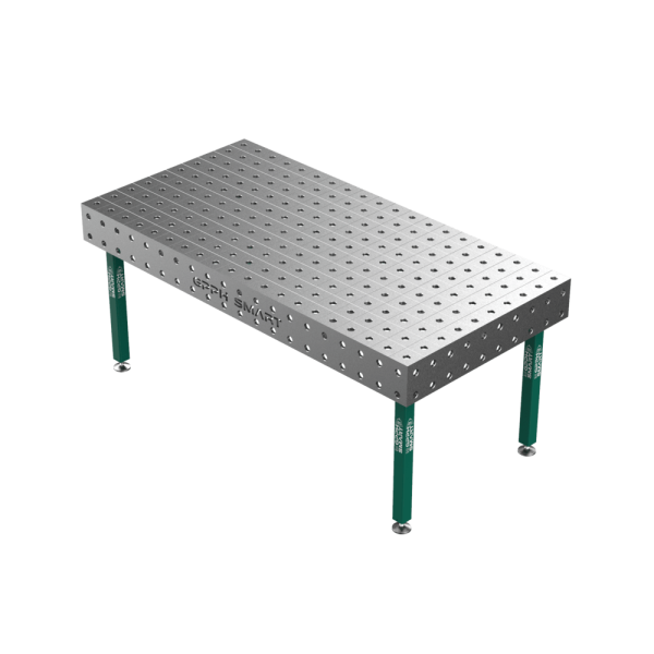 Stół Spawalniczy GPPH SMART 12 mm na stopach 2000x1000 mm fi28 mm siatka 100x100 mm