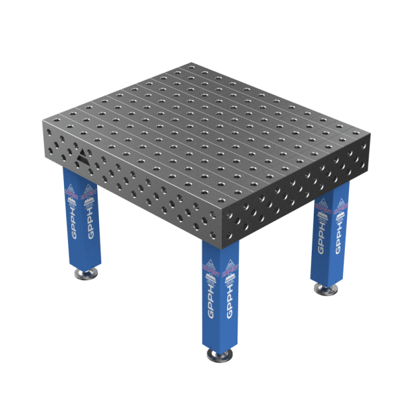 Stół Spawalniczy EXPERT na stopach 1200x1000 mm fi28 mm siatka 100x100 mm