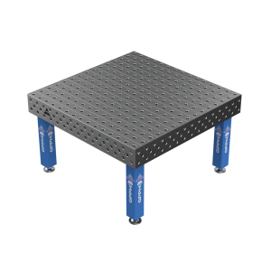 Schweißtisch EXPERT Größe - 1500x1480mm, Raster - 100x100mm, System - Φ28, Beine - auf Füßen