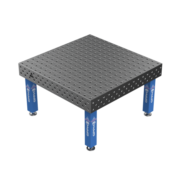 Stół Spawalniczy EXPERT na stopach 1500x1480 mm fi28 mm siatka 100x100 mm