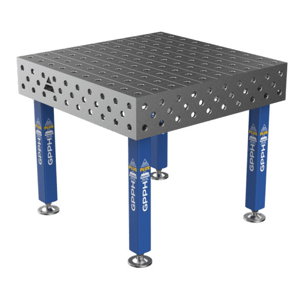 Zavarivački stol PLUS Veličina - 1000x1000mm, Mreža - 100x100mm, Sustav - Φ28, Noge - Na stopama