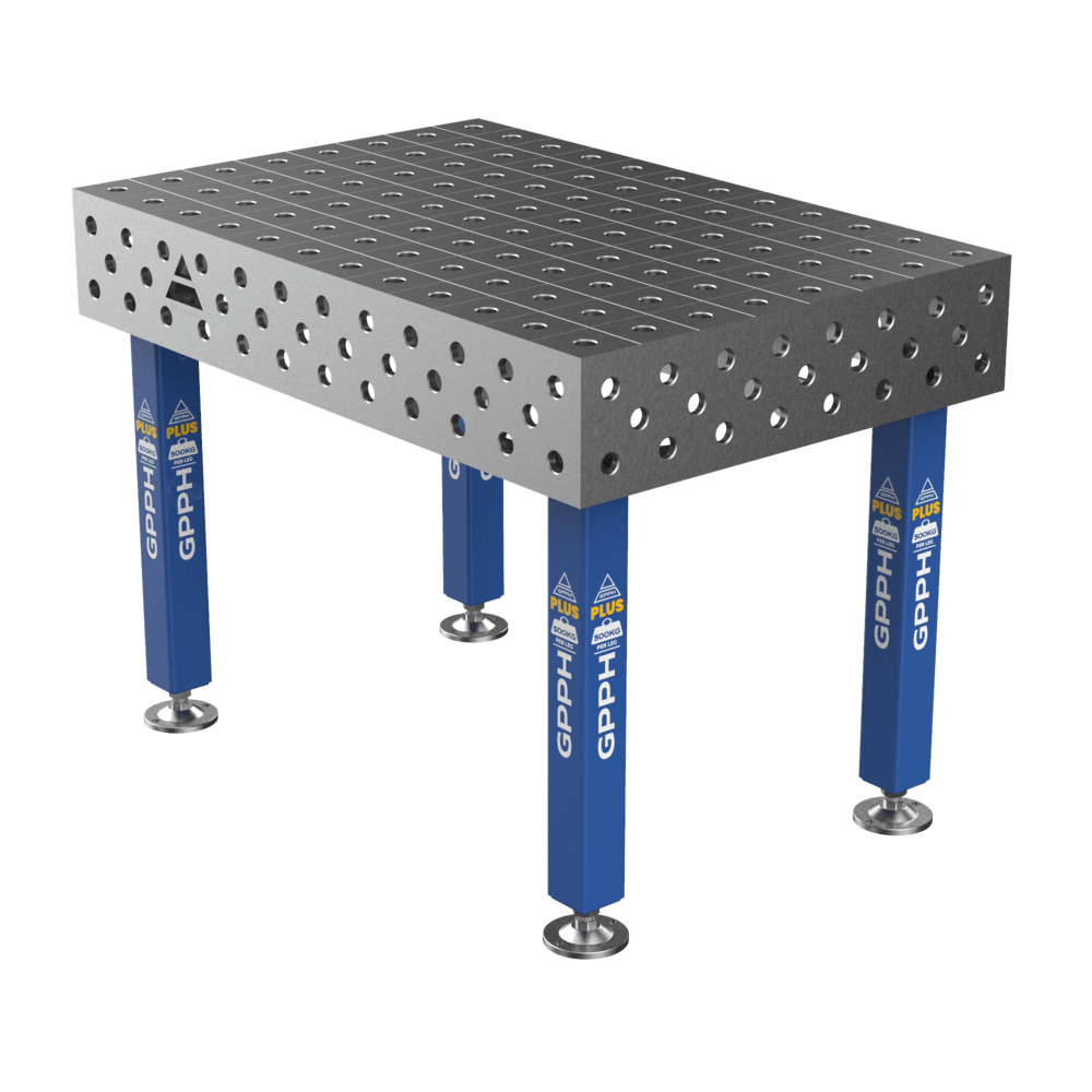 Welding Table PLUS Size - 1200x800mm, Grid - 100x100mm, System - Φ28, Legs - On feet