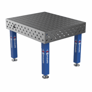 Stół Spawalniczy PRO na stopach 1200x1000 mm fi28 mm siatka 100x100 mm