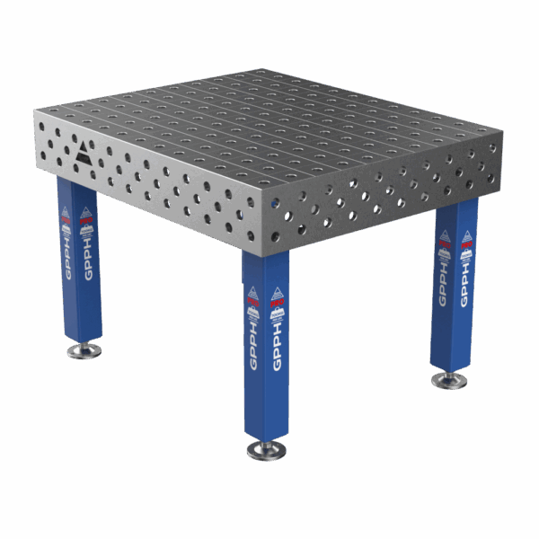 Stół Spawalniczy PRO na stopach 1200x1000 mm fi28 mm siatka 100x100 mm