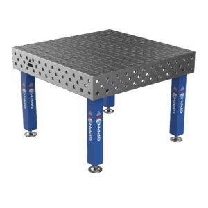 Stół Spawalniczy PRO na stopach 1200x1200 mm fi28 mm siatka 100x100 mm