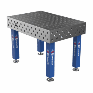 Stół Spawalniczy PRO na stopach 1200x800 mm fi28 mm siatka 100x100 mm