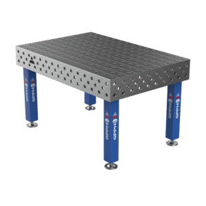 Stół Spawalniczy PRO na stopach 1500x1000 mm fi28 mm siatka 100x100 mm