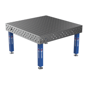 Stół Spawalniczy PRO na stopach 1500x1480 mm fi28 mm siatka 100x100 mm