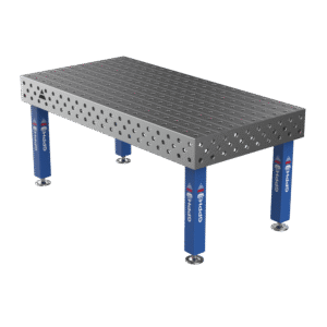 Stół Spawalniczy PRO na stopach 2000x1000 mm fi28 mm siatka 100x100 mm