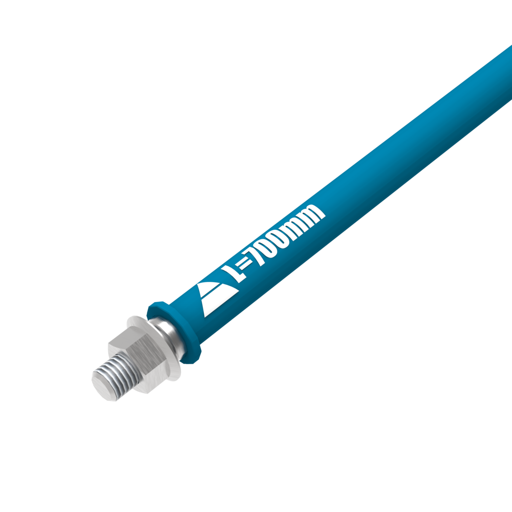 Conector para mesas de soldadura fi28 mm 700 mm