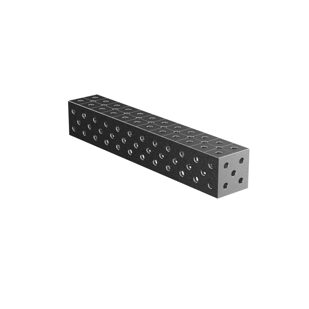 GPPH Conector, Bloque PRO 1200x200x200 mm Ø28 mm malla diagonal