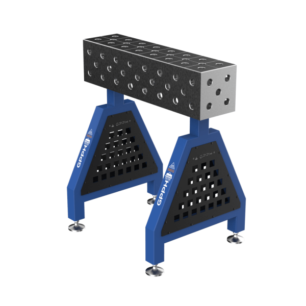 Podpora spawalnicza TRESTLE EXPERT na stopach 800x200x200 mm fi 28 mm siatka diagonalna