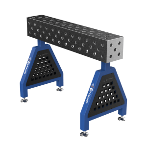 Podpora spawalnicza TRESTLE PRO na stopach 1200x200x200 mm fi 28 mm siatka diagonalna