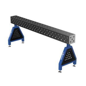 Welding support TRESTLE PRO on feet 2400x200x200 mm Ø28 mm diagonal grid