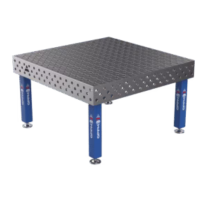 Welding Table PRO System - Φ28, Size - 1500x1480mm, Legs - On feet, Grid - diagonal