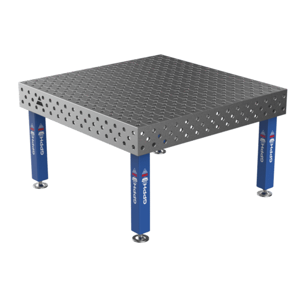 GPPH Stół Spawalniczy PRO na stopach 1500x1480 mm fi28 mm siatka diagonalna