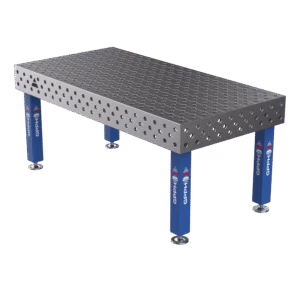 Lastafel PRO Systeem - Φ28, Afmeting - 2000x1000mm, Poten - Op voeten, Raster - diagonaal