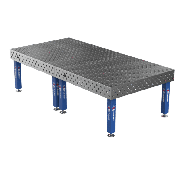 GPPH Stół Spawalniczy PRO na stopach 3000x1480 mm fi28 mm siatka diagonalna